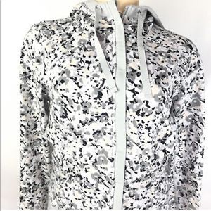 Lululemon sz 4 Scuba Hoodie Jacket Gray Speckled